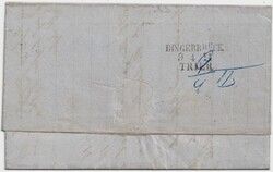 Baden 12 auf Brief auf Brief von Mannheim nach Saarbrücken. Befund ...