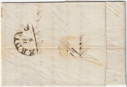 Bayern Nr. 4 auf Brief von Marktbreit mit seltenem Halbkreisstempel!