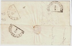 Bayern Nr.2 auf Brief mit Halbkreis Ebern