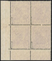 Berlin Nr. 2 im Eckrand-Vierer unten rechts mit Druckerzeichen DZ7 ...