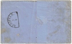 Bayern 2 auf Brief mit Halbkreis Ochsenfurt nach GERSFELD. ...