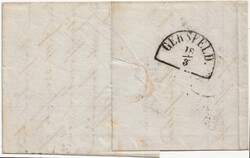 Bayern 2 auf Brief von Würzburg nach GERSFELD. Rückseitig mit ...