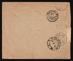 1915 RUSSIAN LEVANT. An ordinary letter to the ROPIT Agent in ...