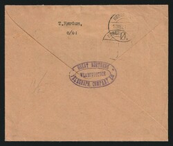 1933 U.S.S.R. Cover of international registered letter sent from ...