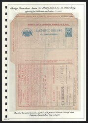 1900 Series 120-83 St. Petersburg Charity Advertising 7k Letter Sheet ...