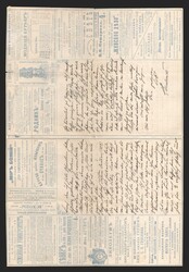 1898 Series 10 St. Petersburg Charity Advertising 7k Letter Sheet of ...