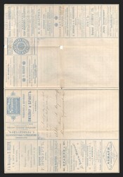 1898 Series 12 St. Petersburg Charity Advertising 7k Letter Sheet of ...