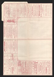 1898 Series 17 St. Petersburg Charity Advertising 7k Letter Sheet of ...