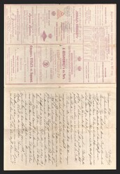 1898 Series 30 St. Petersburg Charity Advertising 7k Letter Sheet of ...
