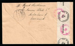 1942 (11 Apr) Denmark, German Occupation, Germany, Сensored by the ...