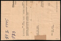 1945 Carpatho-Ukraine, Postcard from District Finance Department in ...