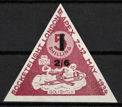 1934 'Rocketflight London APEX', Great Britain, Gerhard ZuckerPioneer ...