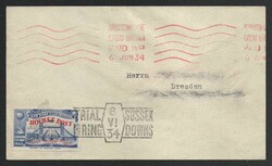 1934 (6 Jun) 'First British Flight', 'Trial Sussex Firing Downs' ...