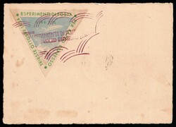 1934 (31 Nov) 'Mail Experiments for Express Rocket', Italy, Gerhard ...