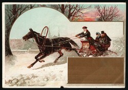 1900 Paris Exhibition, Commemorative Card from Isador Holdberg St. ...