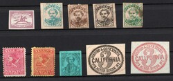 United States, USA, Locals, Small Stock of Locals Stamps. MH, No gum ...