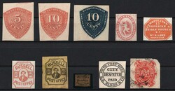 United States, USA, Locals, Small Stock of Locals Stamps. MH, Used, ...