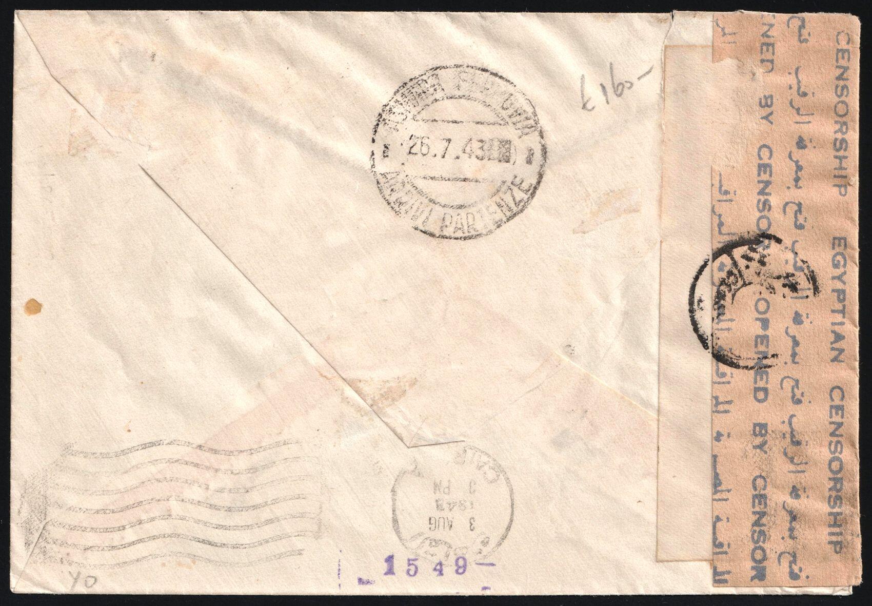 Image 1 for lot number 1742 for Oldlouis 49th Auction - Worldwide Postal History & Mint Items Pre-1945