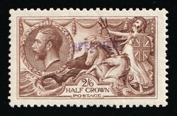 1918 2s6d Great Britain, Specimen, Certificate, Type 31. MNH, ...