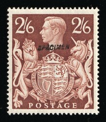 1939 2s 6d Great Britain, Specimen, Certificate, Type 23. MNH, ...