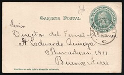 Argentina, 4c Postal Stationery Postcard from Parana (Argentina) to ...