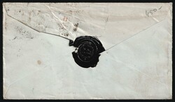 1850 (6 Nov) Belgium, Mourning Cover from Bruxelles (Belgium) to ...