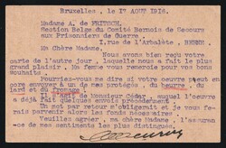 1916 (Aug. 17) German Occupation of Belgium 5c on 15c postal card ...