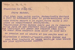 1916 (Dec. 10) German Occupation of Belgium 10c on 10pf Postal Card ...