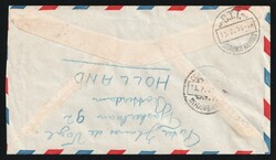 1950 (Feb. 4) Belgian Congo: Airmail cover from Belgian Congo to ...