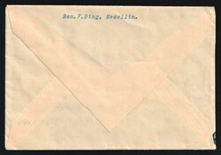 1935 (Dec. 23) Colombia: Airmail/Surface cover to Vienna, Austria ...