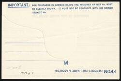 2.5d Great Britain, Prisoner of War Post, Postal Stationery Airmail ...