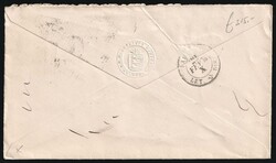 1876 (18 Feb) Great Britain, Cover from Guernsey (Channel Islands) to ...