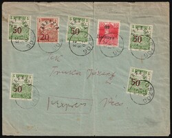 1923 (20 Feb) Baranya, Hungary, Serbian Occupation, Provisional Issue ...