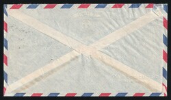 1957 (Nov. 28) India Airmail commercial cover to West Germany franked ...