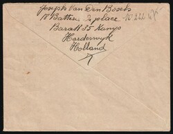 1916 (5 Feb) Netherlands, Military Mail, Returned Cover from ...