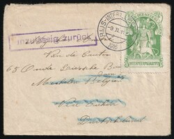 1916 (9 Feb) Netherlands, Military Mail, Returned Cover from ...