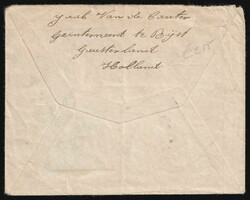 1916 (9 Feb) Netherlands, Military Mail, Returned Cover from ...