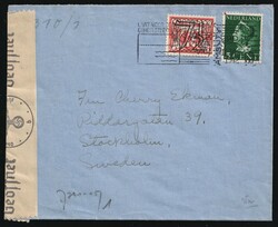 1942 (11 Jun) Netherlands, 'Buy Stamp for Child Now', Censored ...