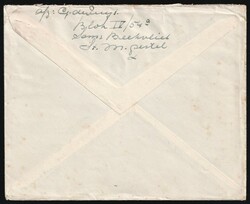 1943 (12 Oct) Netherlands, Censored Registered Cover from Internment ...