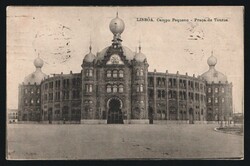 1922 (Aug. 31) Portugal Lisbon Bull Ring picture postcard to Belgium ...
