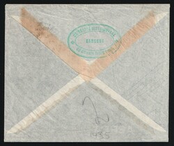 1935 (April 11) Thailand: Airmail commercial cover to USA franked ...