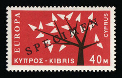 1963 40m Cyprus, Specimen. MNH | Michel 216 var. MNH