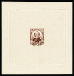 1948 1.30s Republic of Ecuador, Airmail, Proof Sheetlet, Brown. MNG, ...