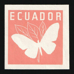 1961 20c Republic of Ecuador, Trial Color Proof, Imperforate. MNH, ...