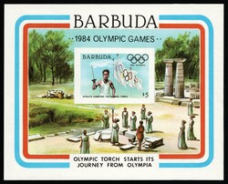 1984 5$ Barbuda, Souvenir Sheet, Plate Proof, Imperforate. MNH | ...