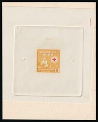 1945 1g Republic of Haiti, Airmail, Proof Sheetlet, Signed. MNG, no ...