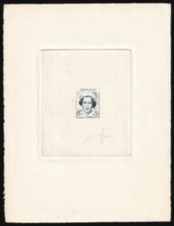 1949 10fr+5fr Principality of Monaco, Red Cross, Master Die Proof ...