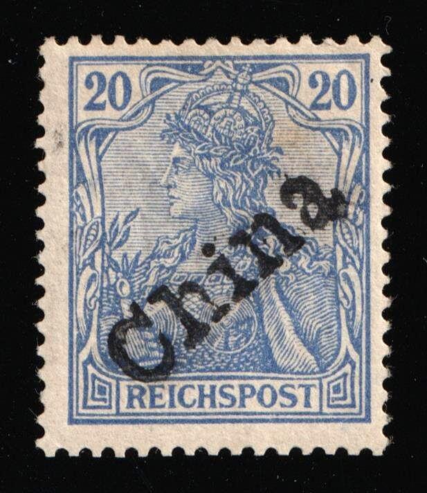 1901 20pf Tianjin, German Offices in China, Germany, Signed. MLH, ...