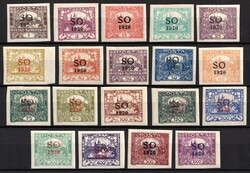 1920 East Upper Silesia, Czechoslovakia, Imperforate. MH, MVLH, 120h ...