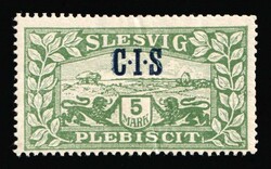 1920 5m Joining of Schleswig, Germany, Official Stamps, Signed. MH, ...